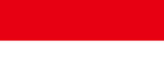 Flagge Indonesien 