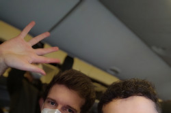 Lang ersehnte Begegnung (in der realen Dimension) mit meinem französischen Kollegen, den ich witzigerweise zuvor nur in unseren gemeinsamen Online-Kursen an der Tohoku virtuell treffen konnte!