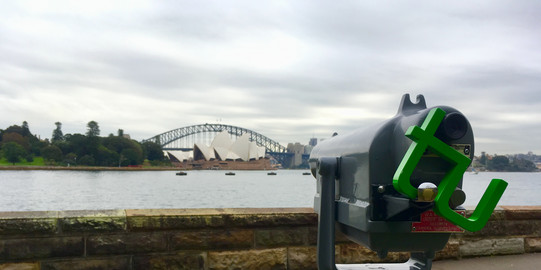  TU Logo in front of the opera house in Sydney