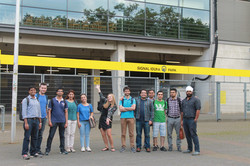 group picture in front of Signal-Iduna-Park