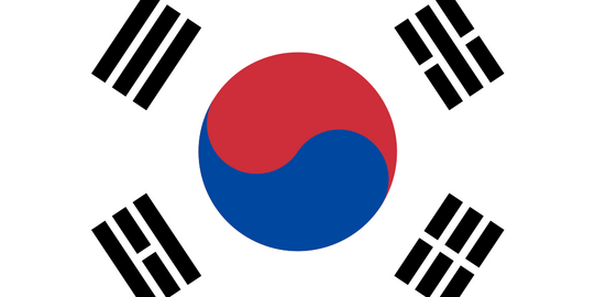 Flagge Süd Korea