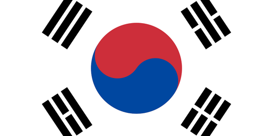 Flagge Süd Korea