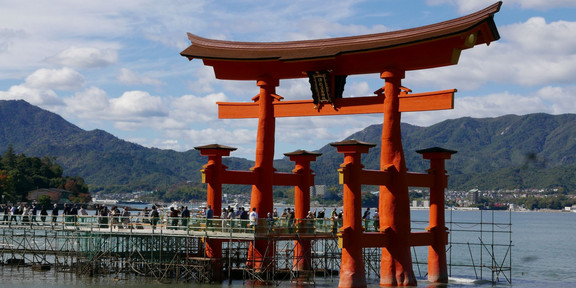 Myajima in Japan