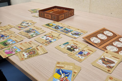 Die Karten für ein Spiel.