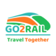 The “Go2Rail” logo is shown with a drawing of a train in the background. Below it is the text “Travel Together.”