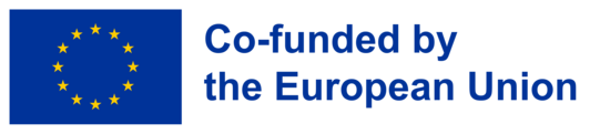 Logo EU and text Co-funded by the EU