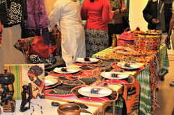 Ein afrikanischer Länderstand beim beim Internationalen KulturCafé (IKC)