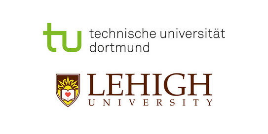 Die beiden Logos der TU Dortmund und der Lehigh University