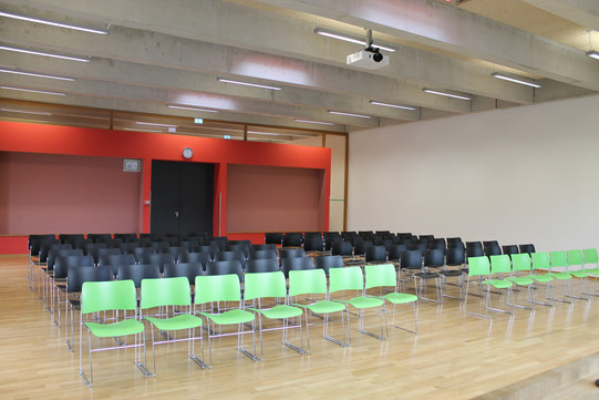 chair rows in IBZ hall