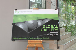Entrance poster of the Global Gallery 2024