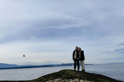 Lisa S. und L. H. auf Gabriola Island