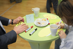 Brainstorming beim Tandem2Job 2023 Midterm Meeting