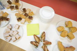 Buffet beim Tandem2Job 2024 Midterm Meeting