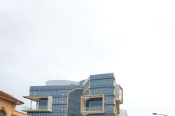 modernes neues Gebäude der Wirtschaftsfakultät auf dem Campus der Uni Newcastle