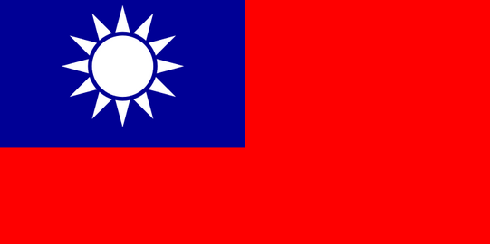 Flagge von Taiwan