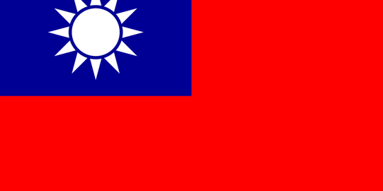Flagge von Taiwan