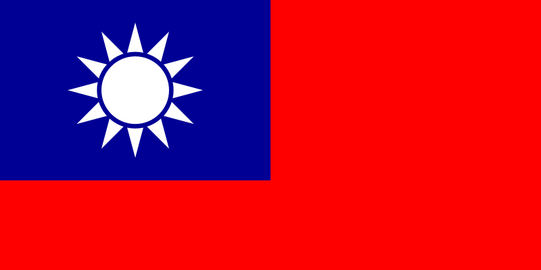 Flagge von Taiwan