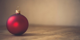 Red Christmas Bauble