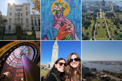 Baton Rouge Zusehen sind verschiedene Bilder vom Ausflug nach Baton Rouge wie z.b. die Architektur