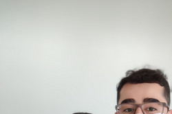 Selfie von Okan mit einer Studentin