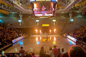 Nach dem letzten Heimspiel der Basketballer fand ein Country Konzert statt.  