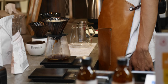 Barista in a cafe