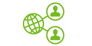 Icon_International Cooperation Symbolische Darstellung in Form eines Icons