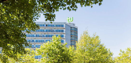 campus north with view on the mathematics tower