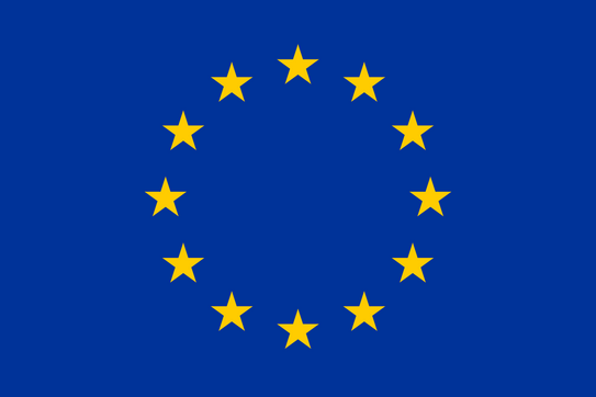 Die Flagge der Europäischen Union