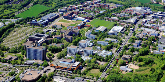 Campus North bird's-eye view