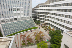 Hakusan Campus Der Innenhof des Hakusan Campus der Toyo Universität. Hier finden alle meine Kurse statt.