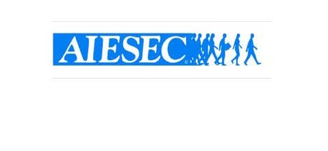 Logo blau auf weißem Hintergrund